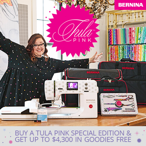 BERNINA 570 QE Tula Pink Special Edition - Hello sparkle! - BERNINA -  BERNINA