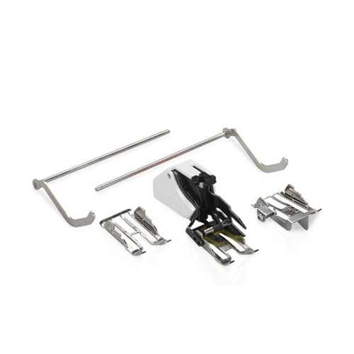 Three-sole walking foot with seam guide #50